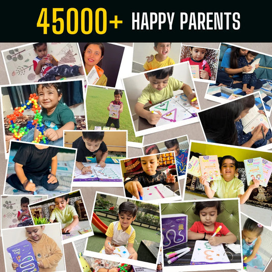 Pages Reusable Tracing Line book to improve HAND WRITING For 2+ Years kids + (FREE Learning